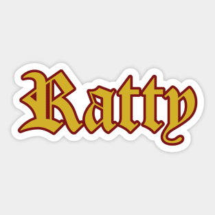 Ratty Sticker